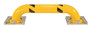 Vestil Steel Low Profile Removable Rack Guard - 8 In. x 39-1/2 In. x 9 In. - Yellow