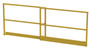 Vestil Steel Mezzanine Sliding Gate - 54 In. Opening Width - Yellow