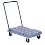Vestil High Density Polyethylene Platform Truck Standard Fold Down Handle - 31-1/2 In. x 20-1/2 In. x 11 In. 500 lb - Gray