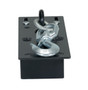 Vestil Swivel Hook Plate - 15-7/8 In. x 6 In. x 19-1/8 In. 880 lb For Mini Cable Hoist - Black