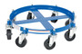 Vestil Steel Oct Drum Dolly - 27-1/16 In. x 27-1/16 In. x 7-7/8 In. 55 Gallon 2000 lb - Blue