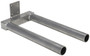 Vestil Steel Double Spindle Manual Work Positioner Attachment - 5-1/2 In. x 9-3/4 In. x 20 In. - Silver