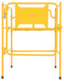 Vestil Steel Manhole Guard Rail - 32-5/8 In. x 33-5/8 In. x 44-1/8 In. - Yellow