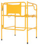 Vestil Steel Manhole Guard Rail - 32-5/8 In. x 33-5/8 In. x 44-1/8 In. - Yellow