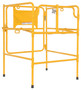 Vestil Steel Manhole Guard Rail - 32-5/8 In. x 33-5/8 In. x 44-1/8 In. - Yellow
