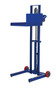 Vestil Steel Low Profile Lite Load Lift With Foot Pump and Fixed Wheels - 20 In. x 20 In. Platform 400 lb - Blue