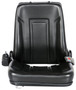 Vestil Vinyl Deluxe Fork Truck Seat with Seat Belt - 20-1/2 In. x 23 In. x 12 In. - Black