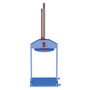 Vestil Steel Mechanical Trash Compactor - 55 Gallon 7000 lb Compacting Force - Blue