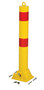 Vestil Steel Fold Down Bollard - 8-1/4 In. x 7-1/2 In. x 35-1/2 In. - Yellow