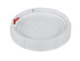 Vestil Polyethylene - 3-1/2, 5 and 6-1/2 Gallon Lid for Screw Top Pail - White