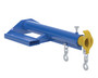 Vestil Steel Shorty Telescoping Lift Boom - 24 In. Fork Pocket Center 6,000 lb - Blue