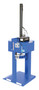 Vestil Steel Pneumatic Trash Compactor - 55 Gallon 68 PSI Compaction Force - Blue