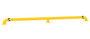 Vestil Steel Low Profile Rack Guard Bollard - 144 In. Length - Yellow