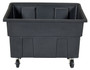 Vestil Polyethylene Totes - 30-3/4 In. x 52-1/2 In. x 42-5/16 In. 600 lb - Black