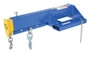 Vestil Steel Shorty Telescoping Lift Boom - 24 In. Fork Pocket Center 8,000 lb - Blue