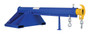 Vestil Steel Telescoping Lift Boom - 36 In. Fork Pocket Center 6,000 lb - Blue and Yellow