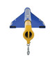 Vestil Steel Telescoping Lift Boom - 36 In. Fork Pocket Center 6,000 lb - Blue and Yellow