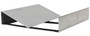 Vestil Steel V Block Manual Work Positioner Attachment - 16 In. x 16 In. x 3-1/4 In. - Silver