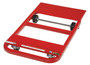 Vestil Steel Nose Plate Dolly - 32 In. x 18 In. x 3-3/4 In. 600 lb - Red