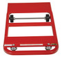 Vestil Steel Nose Plate Dolly - 32 In. x 18 In. x 3-3/4 In. 600 lb - Red