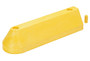 Vestil 100% Recycled Plastic End Section Modular Guard Curb - 21-1/4 In. x 6 In. x 5 In. - Yellow