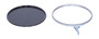 Vestil Steel Lid And Lever Lock Combo For - 5 Gallon Bucket - Black