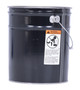 Vestil Steel Open Head Pail - 11-7/8 In. x 11-7/8 In. x 13-3/8 In. 5 Gallon - Black