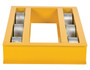 Vestil Steel Open Deck Machinery Dolly - 36 In. x 24 In. x 6-1/4 In. 6,000 lb - Yellow