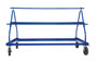 Vestil Steel Shrink Wrap Roll Cart - 80 In. x 40-15/16 In. x 46-13/16 In. 450 - Blue