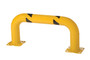 Vestil Steel Low Profile Rack Guard Bollard - 36-5/8 In. Length - Yellow