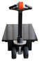 Vestil Steel Traction Drive Cart Platform - 59 In. x 28 In. x 44 In. 750 lb - Black