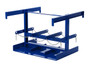 Vestil Steel Fork Truck LP Tank Caddy - 38-1/4 In. x 41-5/8 In. x 29 In. 6 Tank - Blue