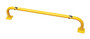 Vestil Steel Low Profile Rack Guard Bollard - 36 In. Length - Yellow