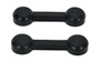 Vestil Molded Rubber Crossover Connectors - 10-3/8 In. x 2-7/8 In. x 1-7/16 In. - Black