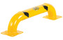 Vestil Steel Low Profile Rack Guard Bollard - 36-5/8 In. Length - Yellow