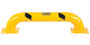 Vestil Steel Low Profile Rack Guard Bollard - 36-5/8 In. Length - Yellow