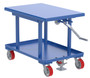 Vestil Steel High Profile Post Table - 24 In. x 36 In. 2000 lb - Blue