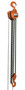 Vestil Professional Hand Chain Hoist - 10 Ft. Lift Height 10,000 lb - Orange