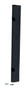 Vestil Extruded Rubber Fender Bumper - 18 In. x 2 In. x 1-3/4 In. - Black