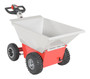 Vestil Steel Powered Dump Cart - 57-3/4 In. x 27 In. x 37 In. 1000 lb - Gray and Red