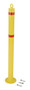 Vestil Steel Fixed Height Bollard - 2-1/2 In. x 2-1/2 In. x 35-1/2 In. - Yellow
