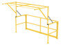 Vestil Steel Mezzanine Safety Double Wide Gate - 79-5/16 In. x 108-1/2 In. x 80-1/16 In. - Yellow