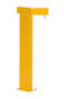 Vestil Steel Modular Guard System Corner Post - 1 Rail 7-5/8 In. x 6 In. x 36 In. - Yellow