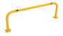 Vestil Steel Low Profile Rack Guard Bollard - 48 In. Length - Yellow
