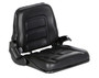 Vestil Vinyl Fork Truck Seat with Seat Belt - 19-1/4 In. x 22 In. x 17-15/16 In. 300 lb - Black
