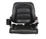 Vestil Vinyl Fork Truck Seat with Seat Belt - 19-1/4 In. x 22 In. x 17-15/16 In. 300 lb - Black