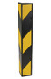 Vestil Molded Rubber Corner Protector - 6 In. x 6 In. x 39 In. - Black