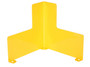 Vestil Steel Corner Guard - 24 In. x 24 In. x 24 In. - Yellow