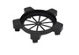 Vestil Plastic Drum Dolly for - 14-3/4 In. x 14-3/4 In. x 3-3/4 In. 5-7 Gallon Buckets 80 lb - Black