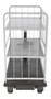 Vestil Steel Traction Drive Cart Side Load - 2 Shelf 59 In. x 28 In. x 59 In. 750 lb - Black